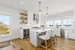 A dream kitchen, bright white and inviting 